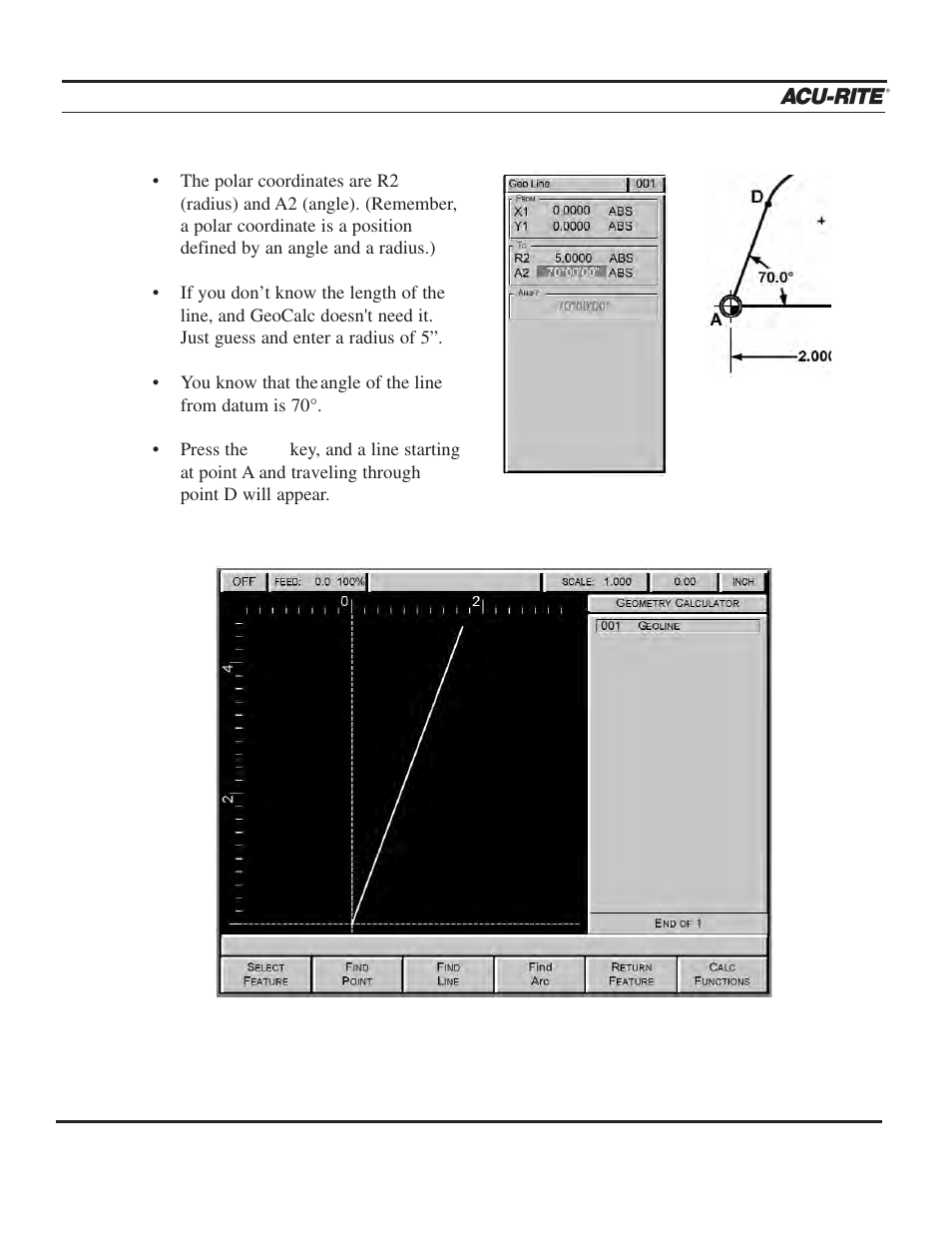 Calculator | ACU-RITE MILLPWR 2 Axes User Manual | Page 163 / 225
