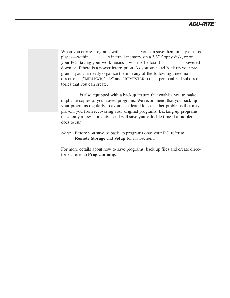 Introduction, Operation manual | ACU-RITE MILLPWR 2 Axes User Manual | Page 17 / 225