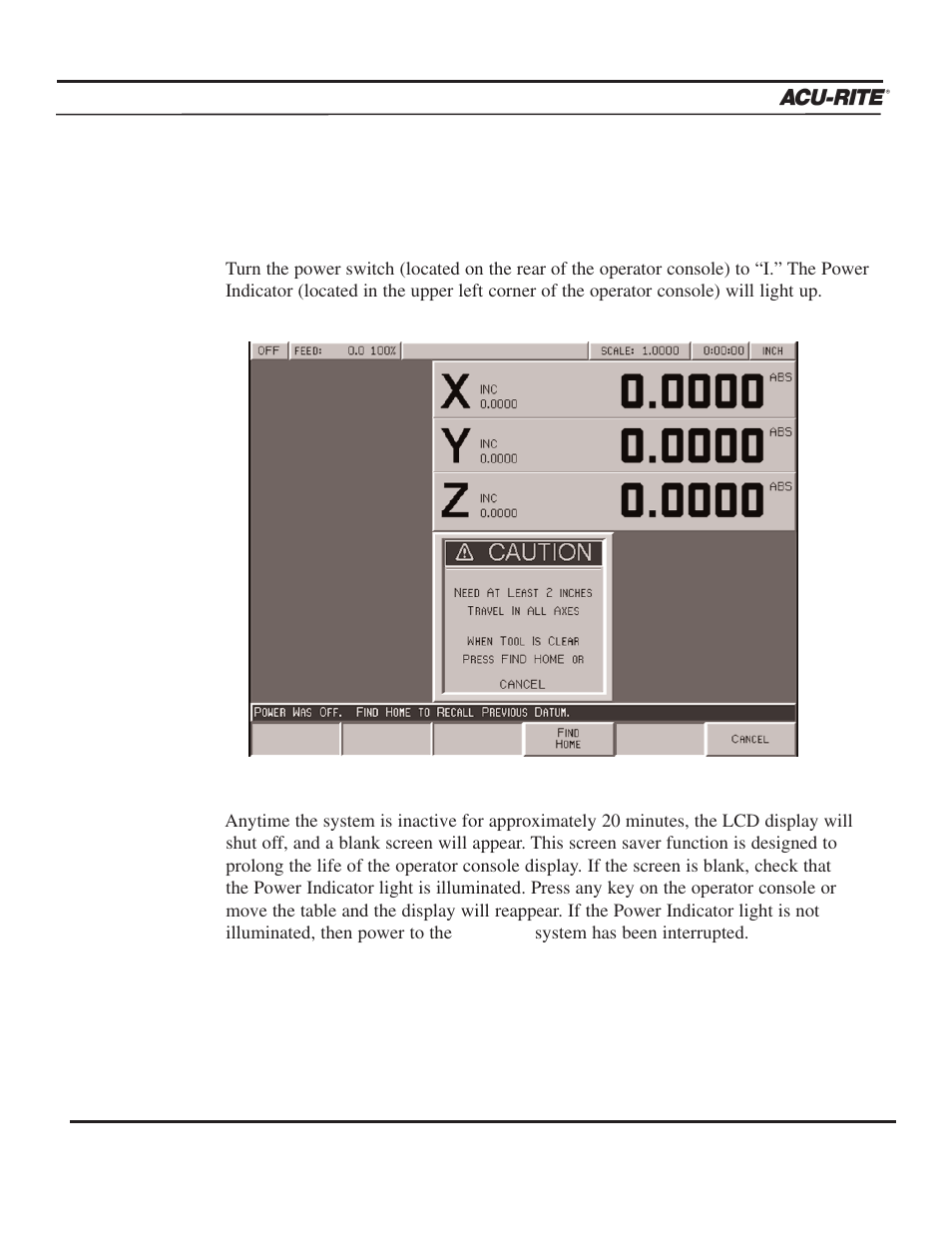 ACU-RITE MILLPWR 2 Axes User Manual | Page 18 / 225
