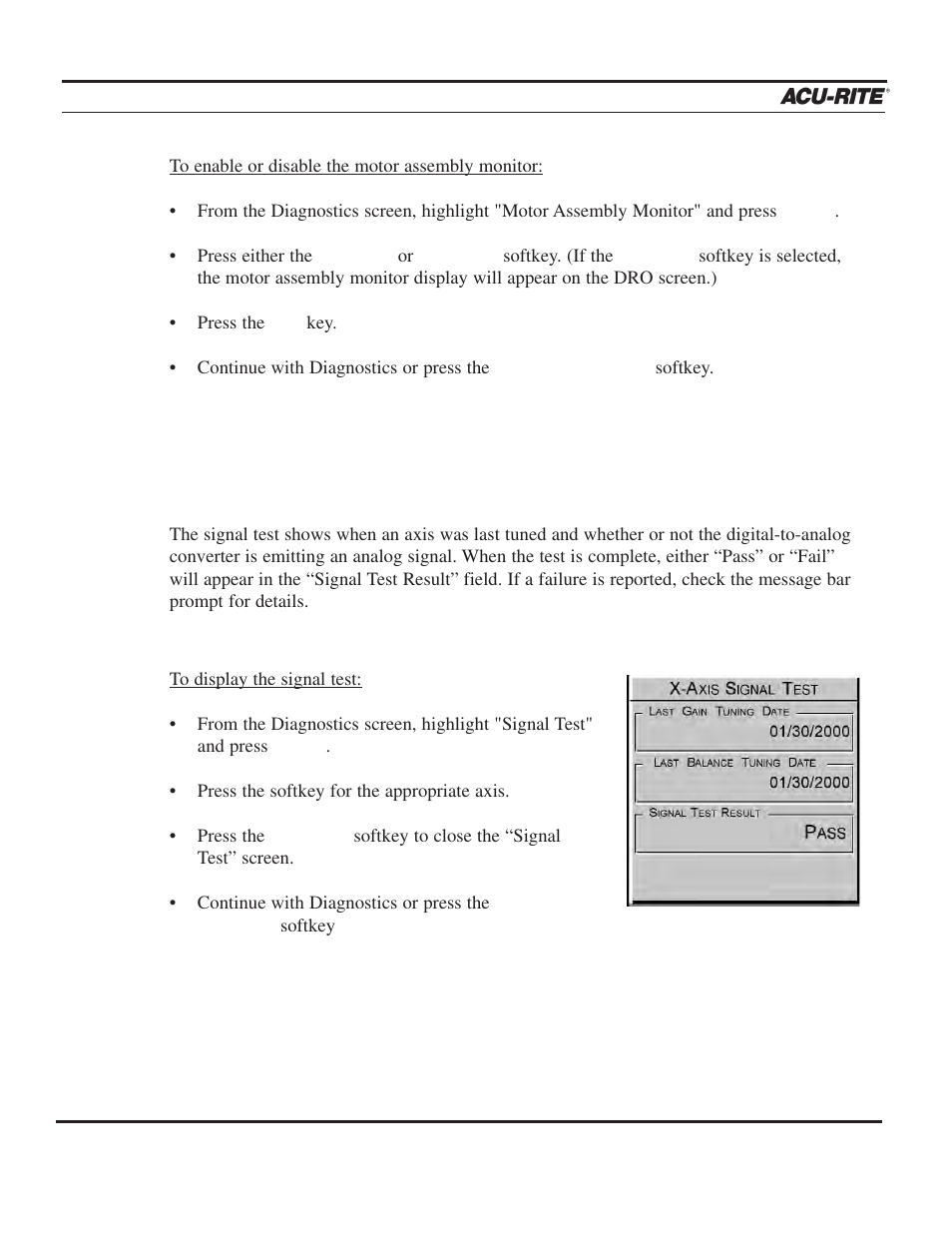 Setup, Operation manual | ACU-RITE MILLPWR 2 Axes User Manual | Page 199 / 225