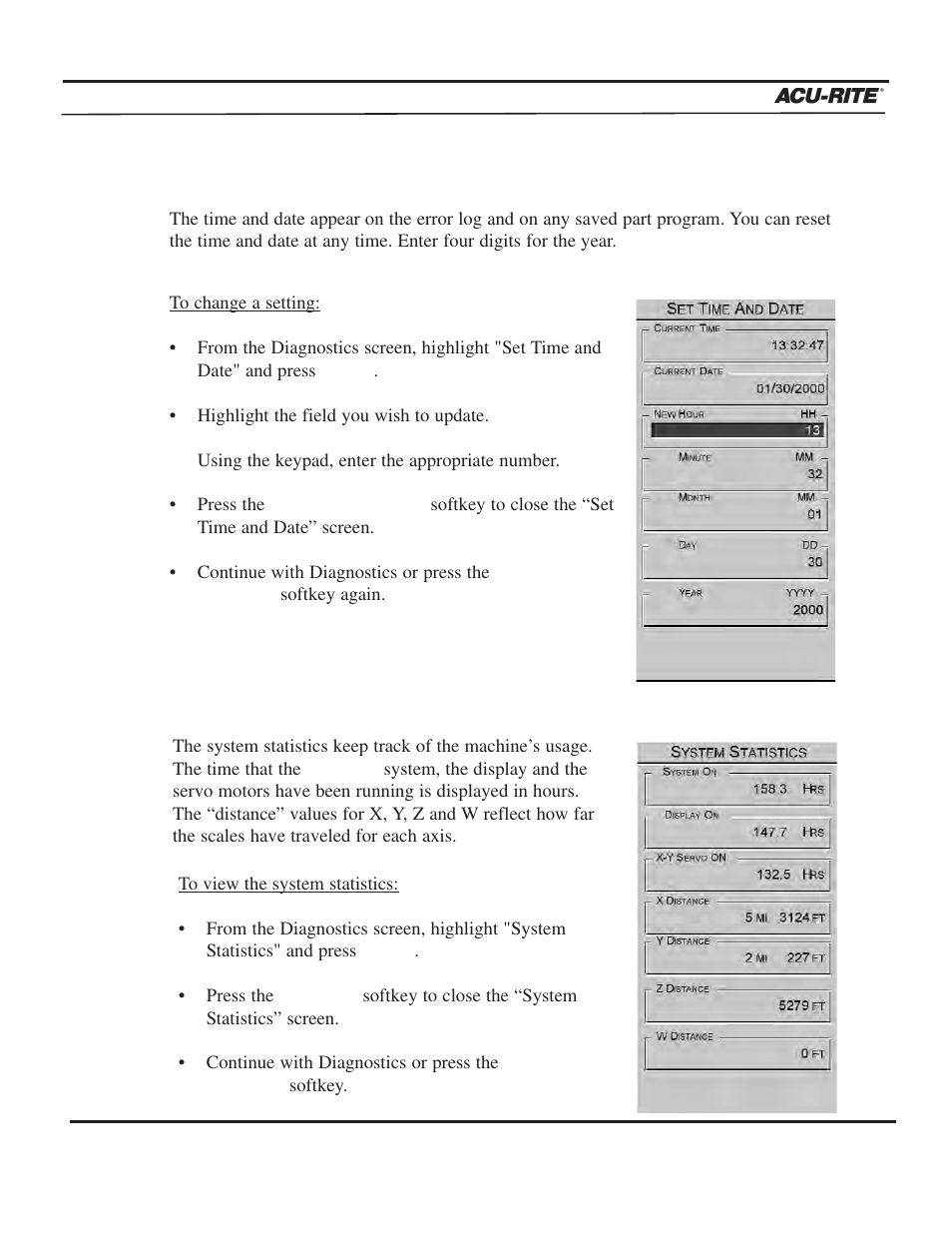 Setup, Operation manual | ACU-RITE MILLPWR 2 Axes User Manual | Page 206 / 225