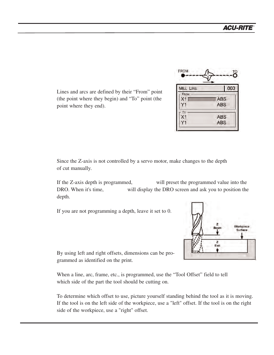 Programming | ACU-RITE MILLPWR 2 Axes User Manual | Page 30 / 225