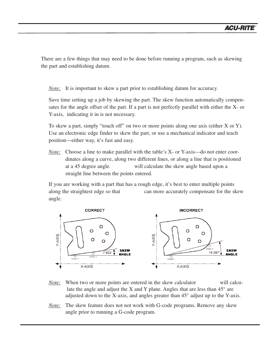 Programming | ACU-RITE MILLPWR 2 Axes User Manual | Page 36 / 225