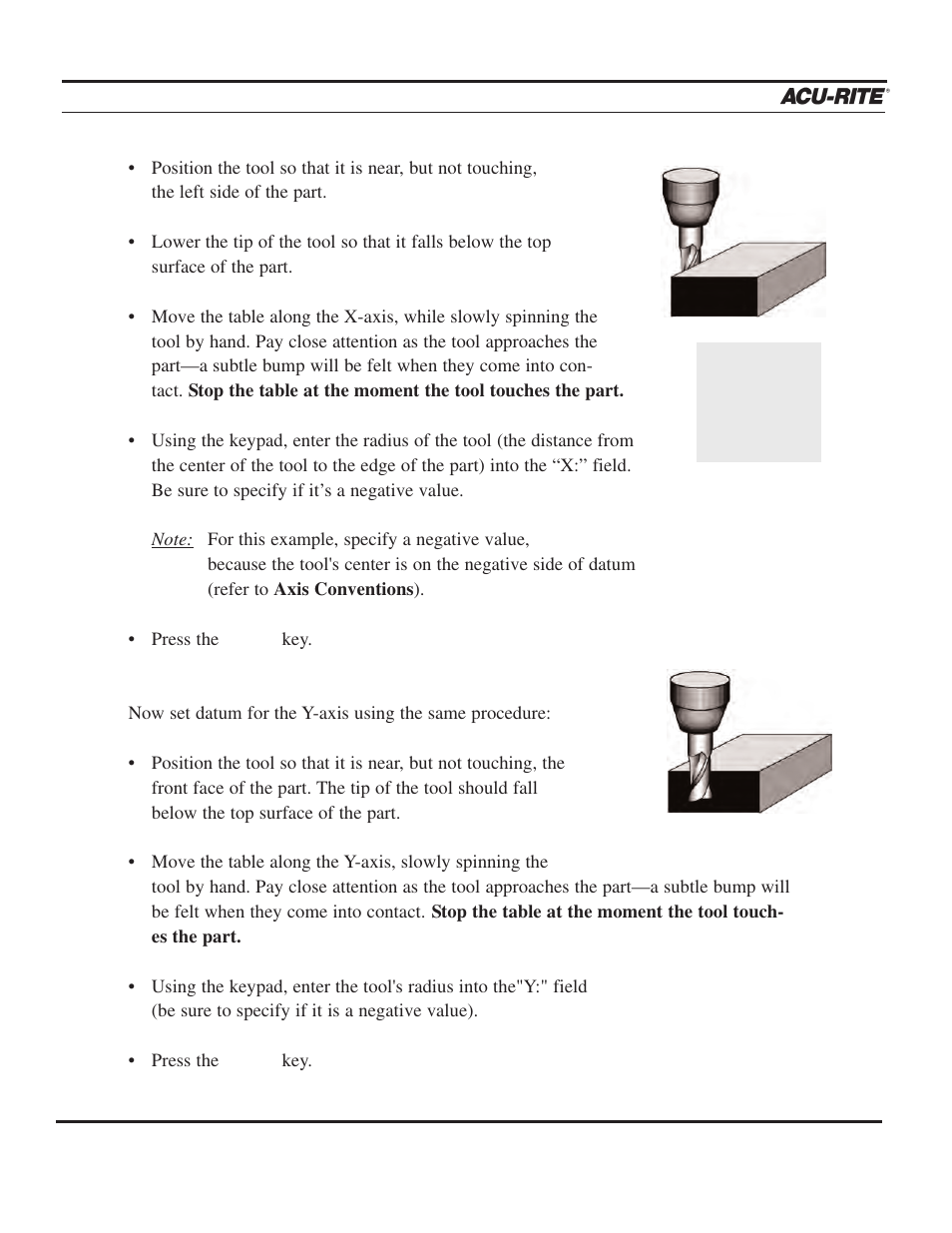 Programming | ACU-RITE MILLPWR 2 Axes User Manual | Page 39 / 225