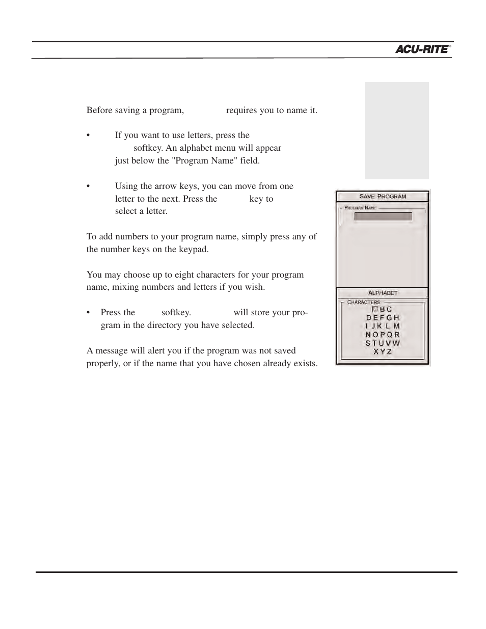 Programming, Operation manual | ACU-RITE MILLPWR 2 Axes User Manual | Page 54 / 225