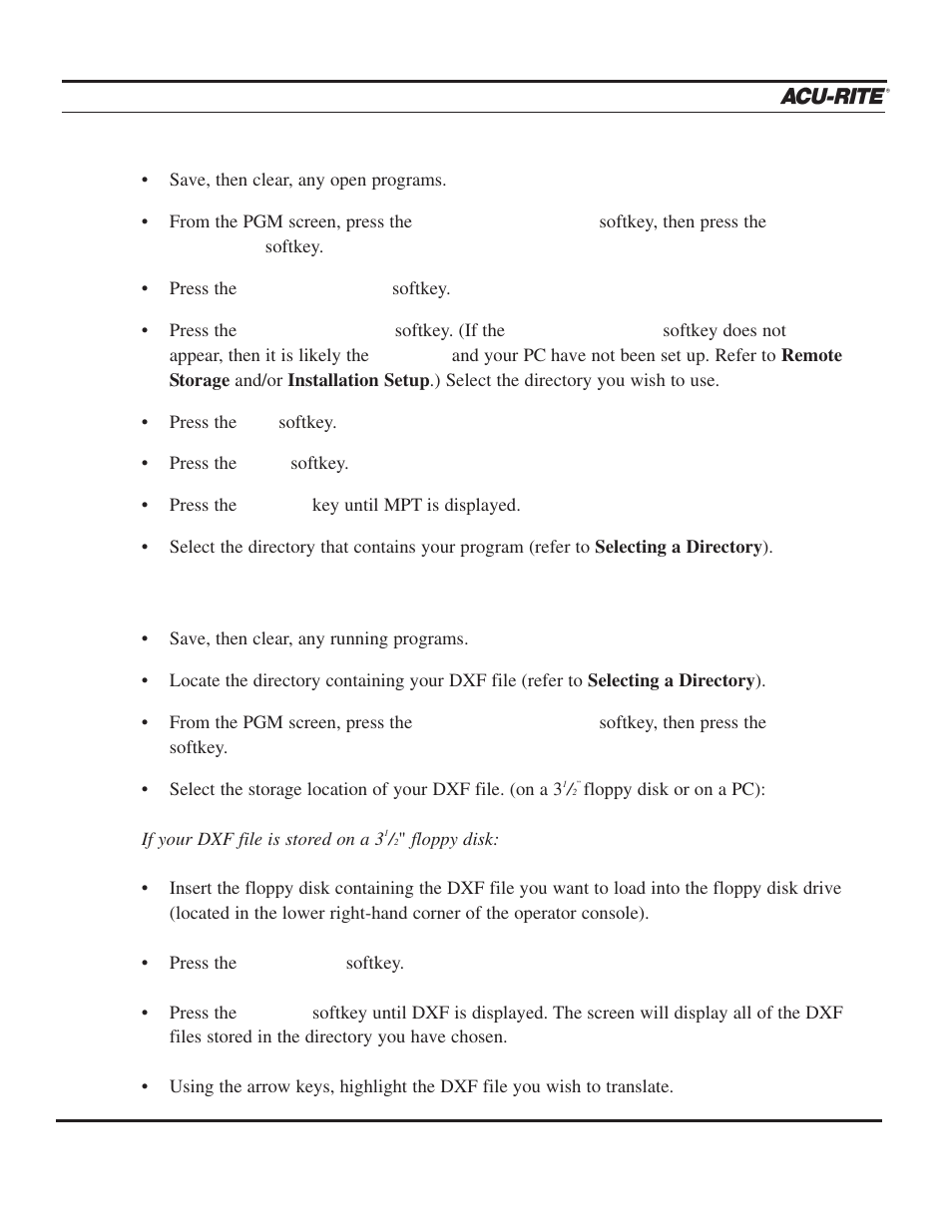 Programming, Operation manual | ACU-RITE MILLPWR 2 Axes User Manual | Page 57 / 225