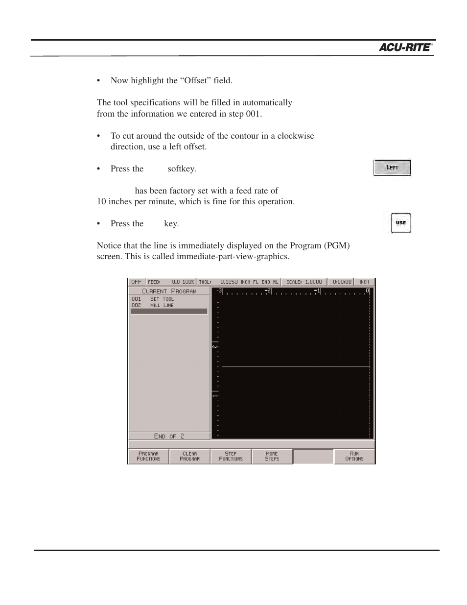 Demonstration | ACU-RITE MILLPWR 2 Axes User Manual | Page 74 / 225