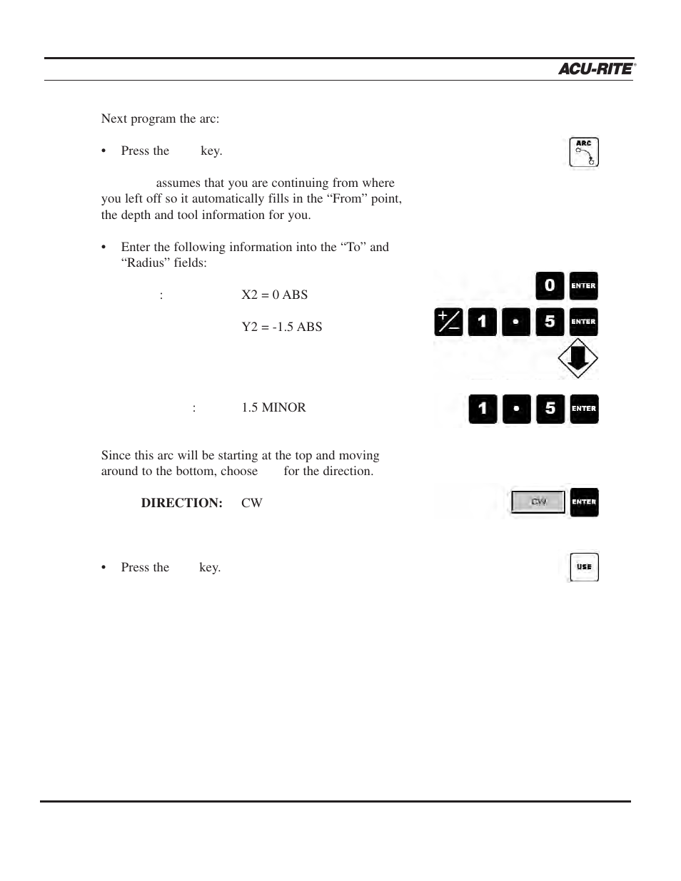Demonstration | ACU-RITE MILLPWR 2 Axes User Manual | Page 75 / 225