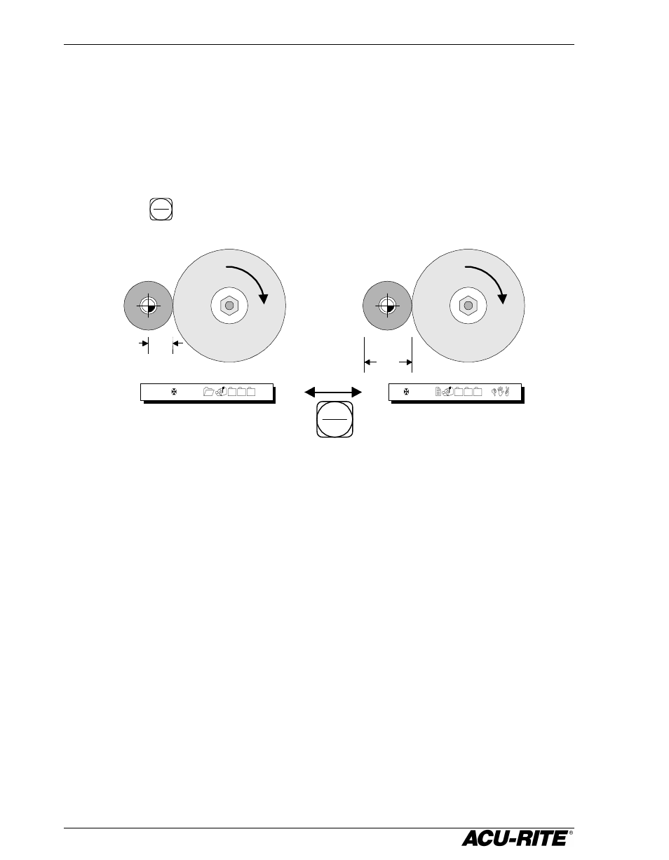 Radius/diameter display | ACU-RITE DRO 200G User Manual | Page 13 / 31