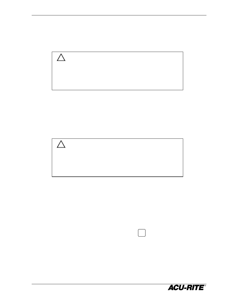 ACU-RITE DRO 200G User Manual | Page 28 / 31