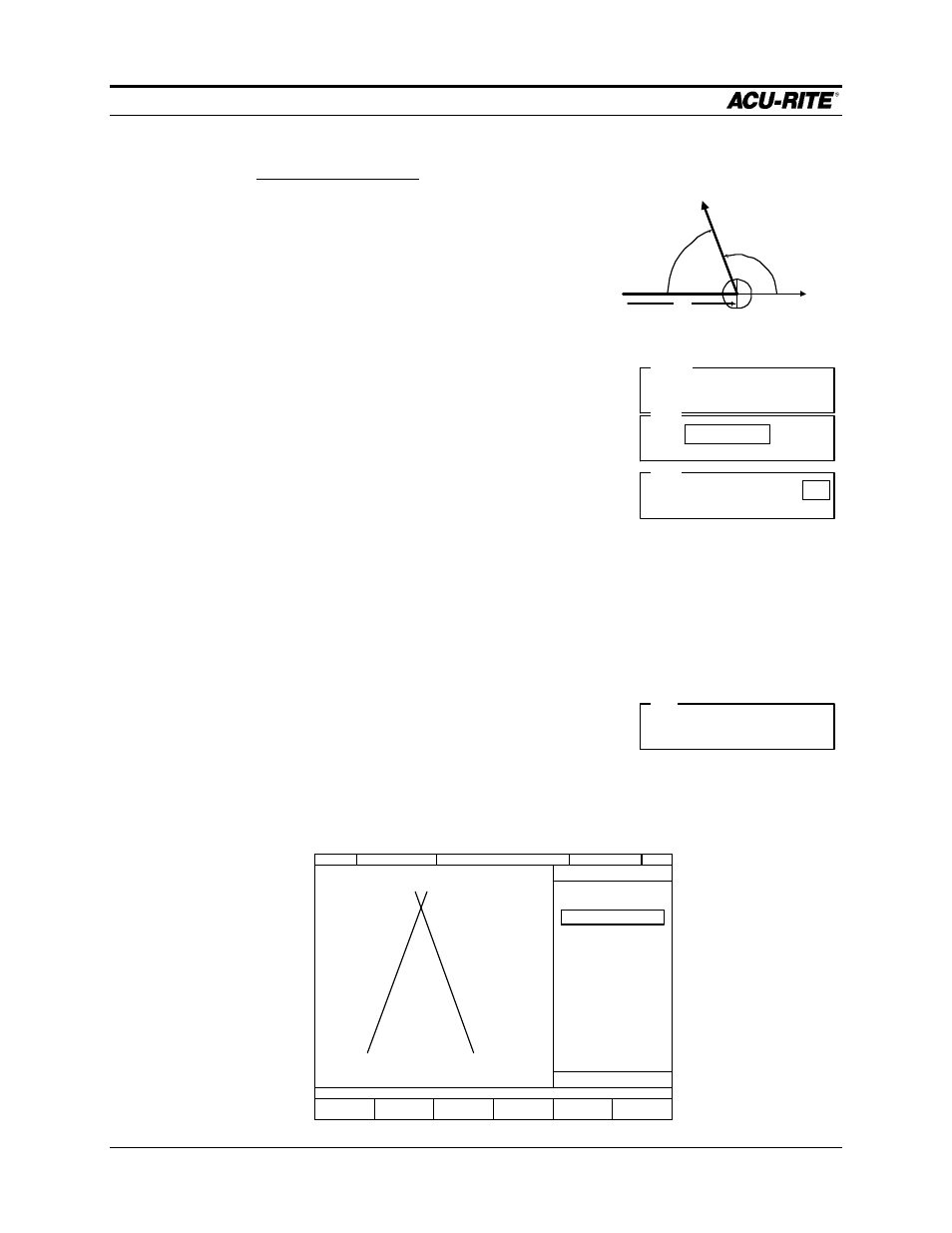 Calculator mill pwr, Operation manual, Key. in the | Point, put, Point, press the, Softkey. guess at, Key to bring up the, Reference field. because the, Point, Field | ACU-RITE MILLPWR Old Style User Manual | Page 106 / 135