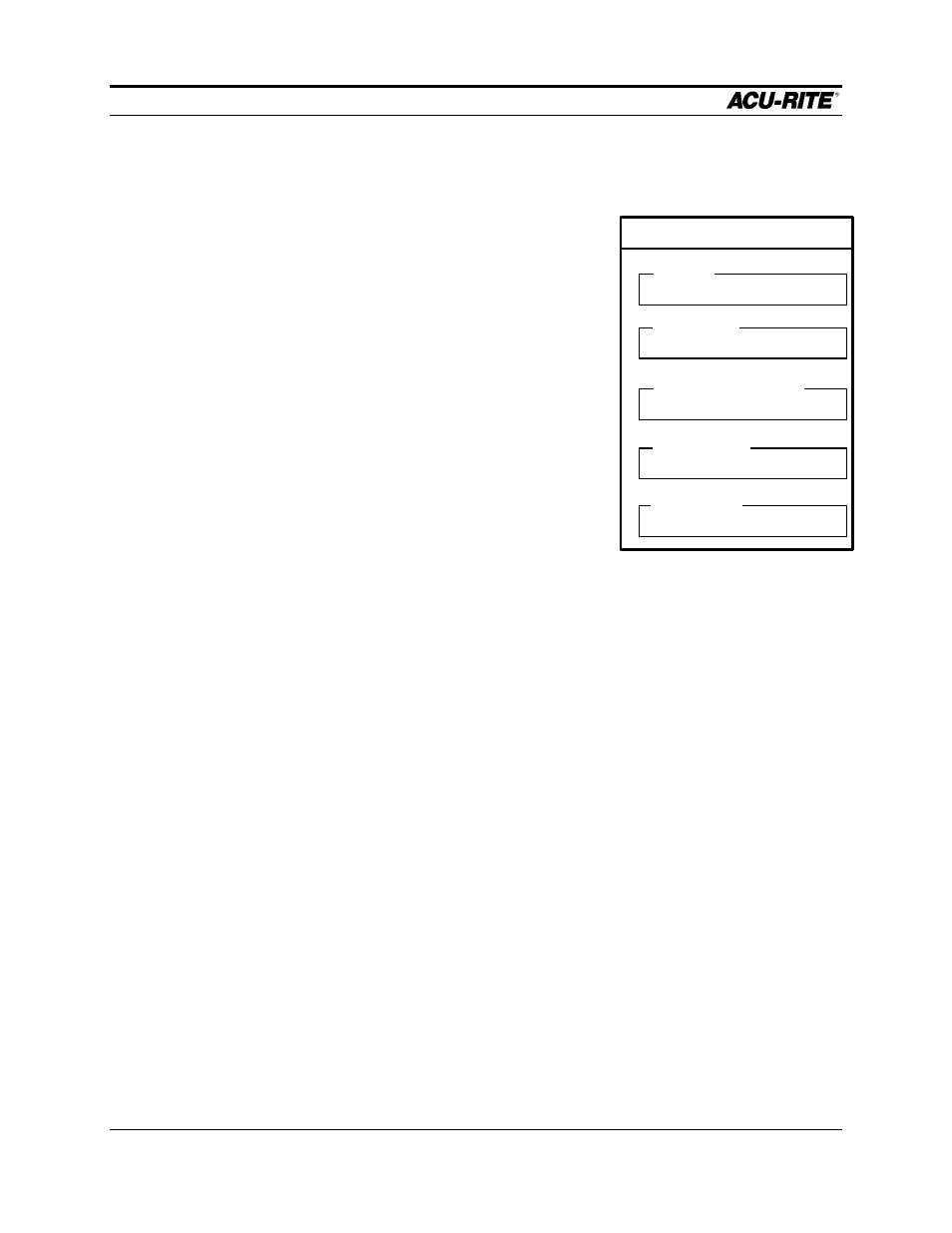 Setup mill pwr, Operation manual | ACU-RITE MILLPWR Old Style User Manual | Page 115 / 135