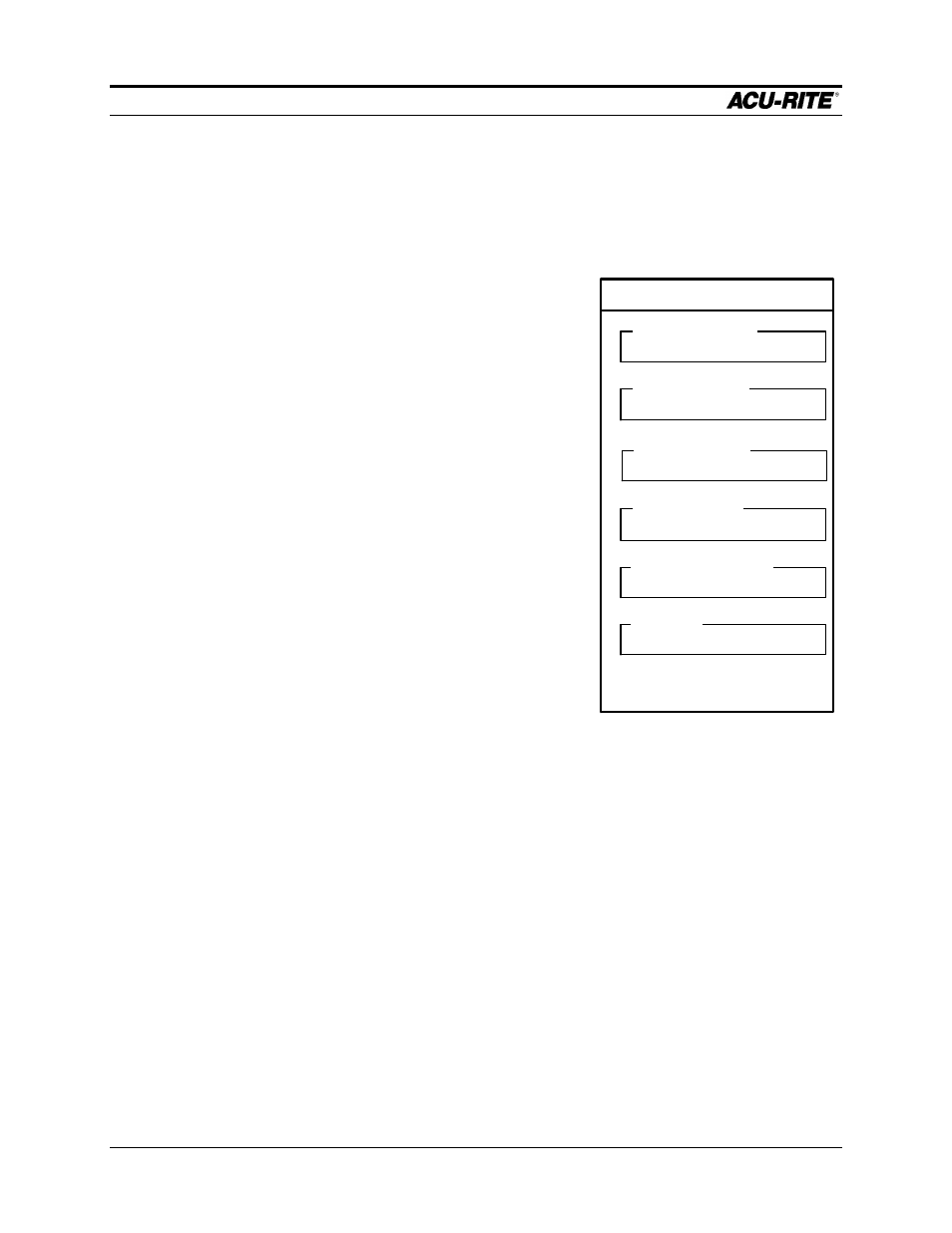 Setup mill pwr, Operation manual | ACU-RITE MILLPWR Old Style User Manual | Page 116 / 135