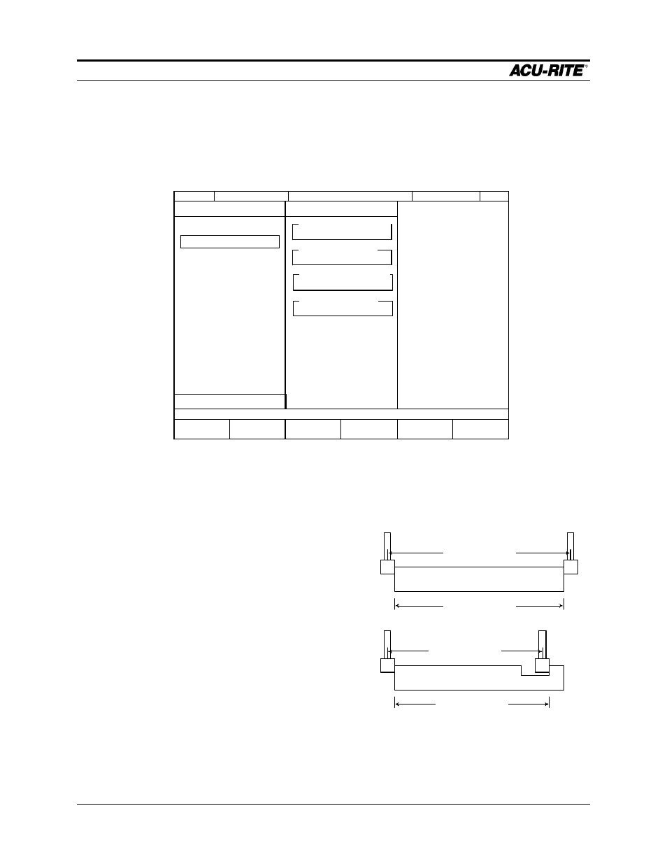 Setup mill pwr, Operation manual, Softkey. • touch the other end and press the | Softkey | ACU-RITE MILLPWR Old Style User Manual | Page 118 / 135