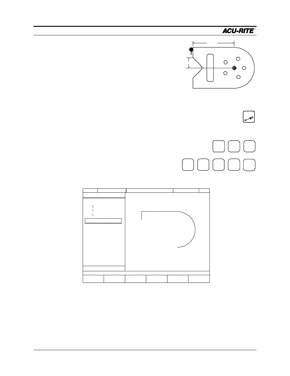 Demonstration mill pwr, Operation manual, Press the | Key to add another line.the, Dimensions, Dimension, and | ACU-RITE MILLPWR Old Style User Manual | Page 62 / 135