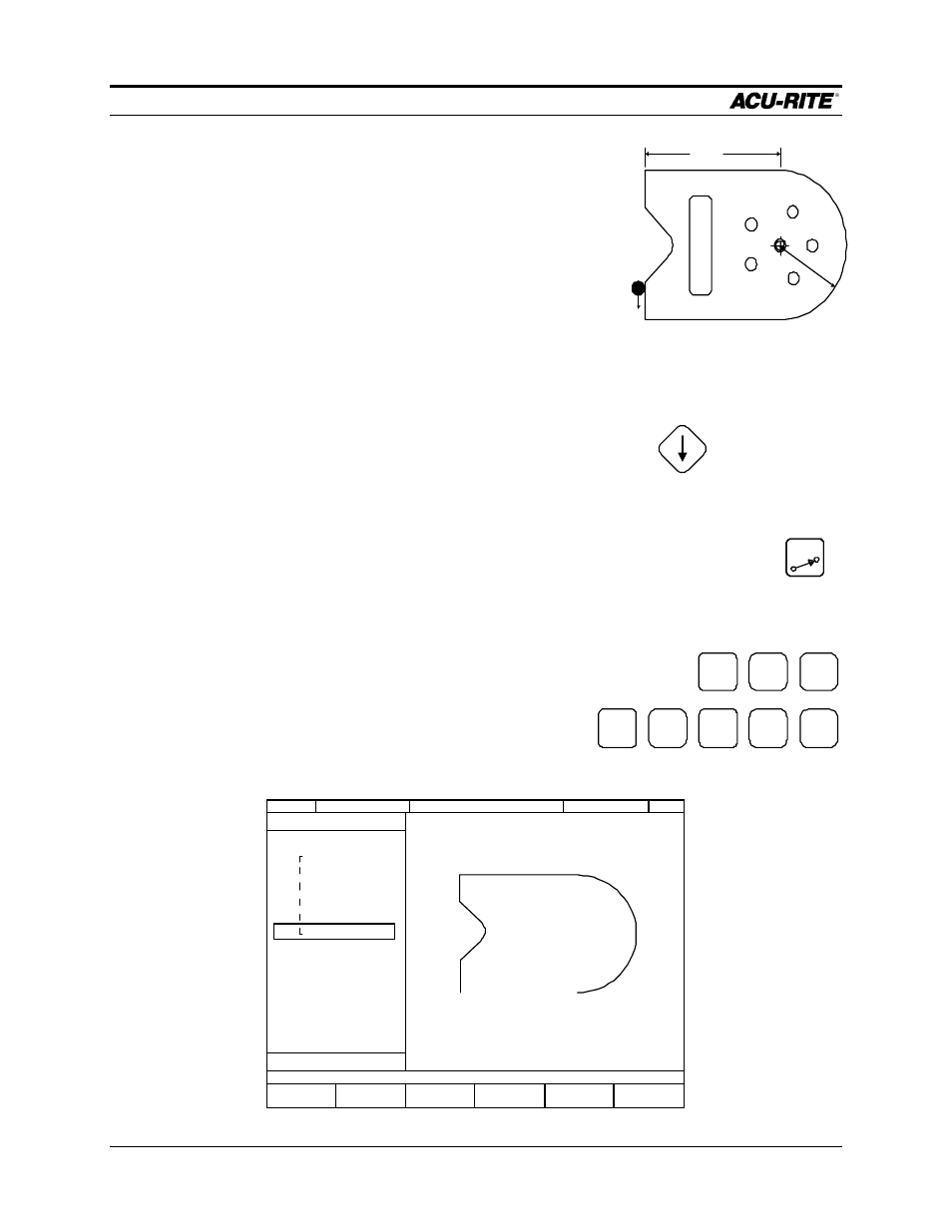 Demonstration mill pwr, Operation manual, Key. in the | Point enter | ACU-RITE MILLPWR Old Style User Manual | Page 66 / 135