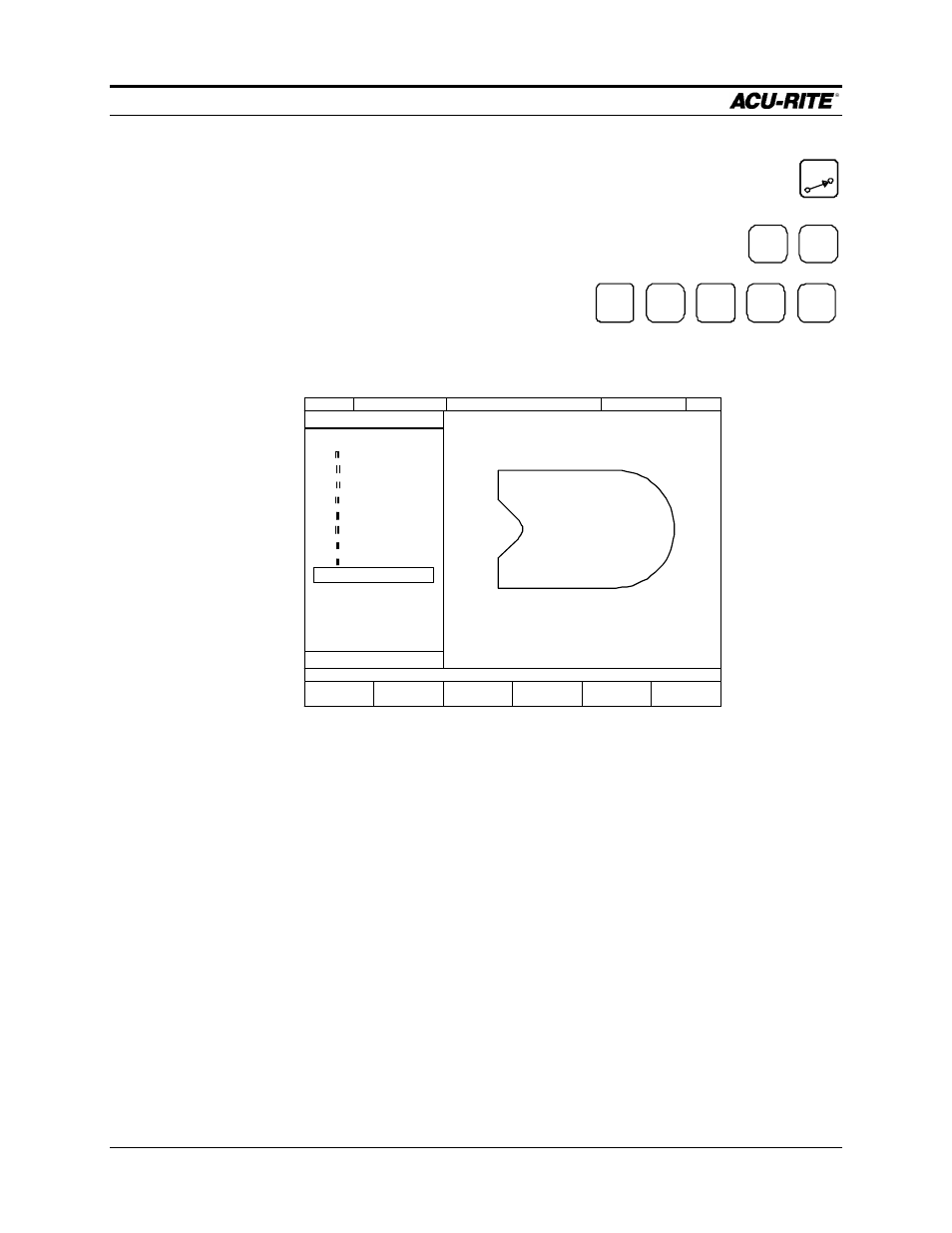 Demonstration mill pwr, Operation manual, Press the | Key. in the, Point enter | ACU-RITE MILLPWR Old Style User Manual | Page 67 / 135