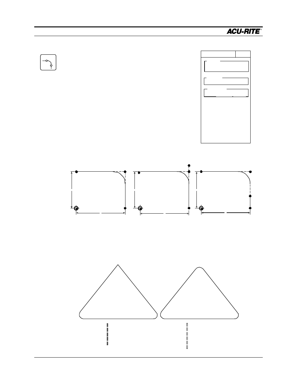 Program steps mill pwr, Operation manual, Of the blend, and | Are filled in automatically; the, Step is the one before the blend, and the, Step, before you have entered the, Field, press the, Softkey. the | ACU-RITE MILLPWR Old Style User Manual | Page 80 / 135