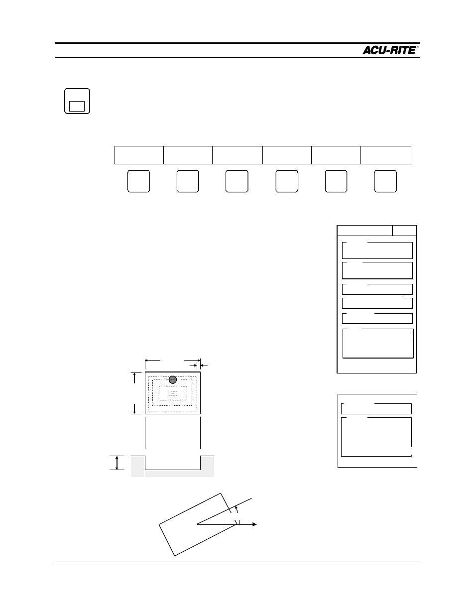 Program steps mill pwr, Operation manual, Rectangular milling functions | Key on the front panel will display these softkeys, Pocket a pocket is defined by its, Point and its, You can specify a, You can also specify the, Will not run the step. the, Softkey brings up the | ACU-RITE MILLPWR Old Style User Manual | Page 81 / 135