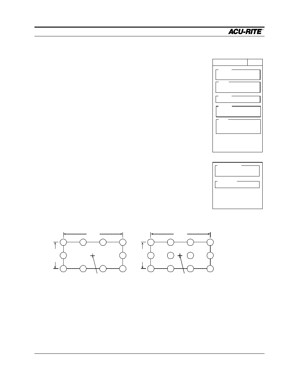 Program steps mill pwr, Operation manual, And the number of | Softkey brings up fields to let you, The frame or to enter the hole-to-hole | ACU-RITE MILLPWR Old Style User Manual | Page 89 / 135