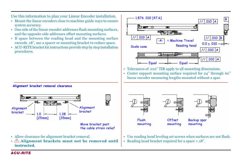 ACU-RITE ENC 150 (New Style) User Manual | Page 6 / 24