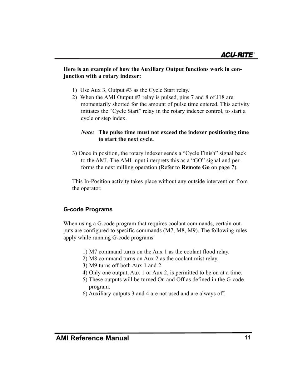 ACU-RITE MILLPWR Auxiliary User Manual | Page 14 / 40
