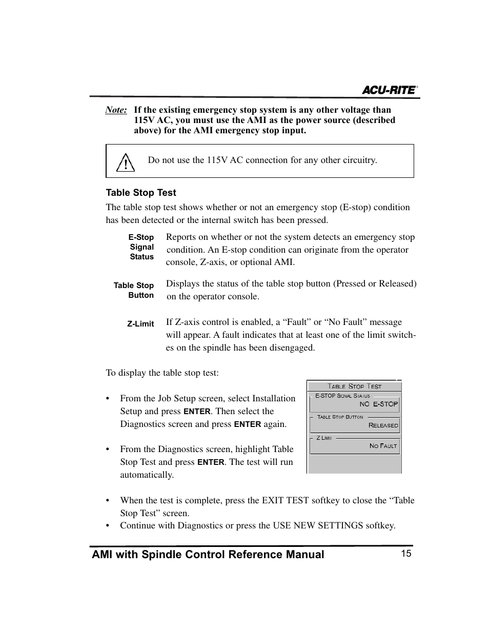 Ami with spindle control reference manual | ACU-RITE MILLPWR Auxiliary User Manual | Page 18 / 40