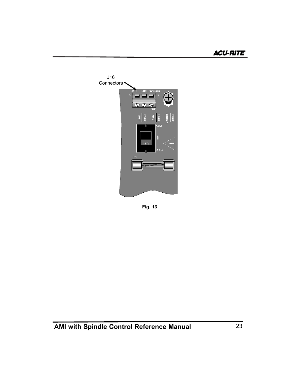Ami with spindle control reference manual | ACU-RITE MILLPWR Auxiliary User Manual | Page 26 / 40