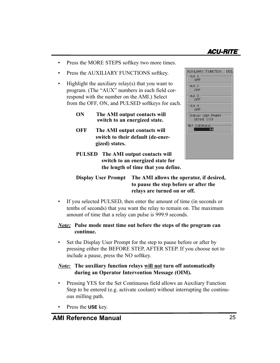 ACU-RITE MILLPWR Auxiliary User Manual | Page 28 / 40