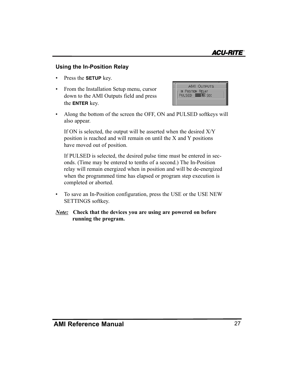 ACU-RITE MILLPWR Auxiliary User Manual | Page 30 / 40