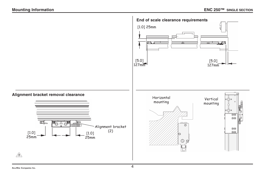 ACU-RITE ENC 250SS User Manual | Page 6 / 22