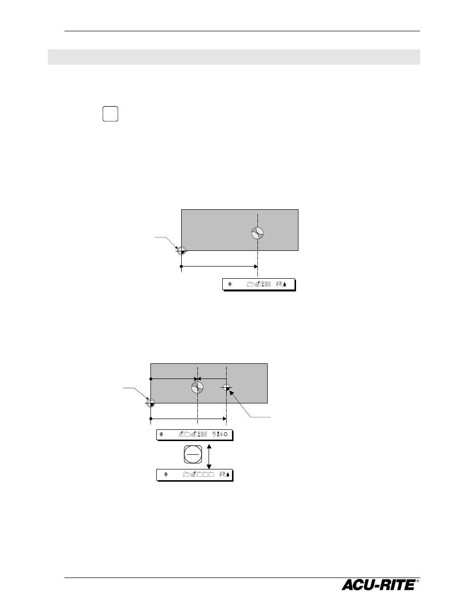 Readout operations, Clear key, Absolute and incremental displays absolute display | Incremental display | ACU-RITE DRO 200M User Manual | Page 12 / 38