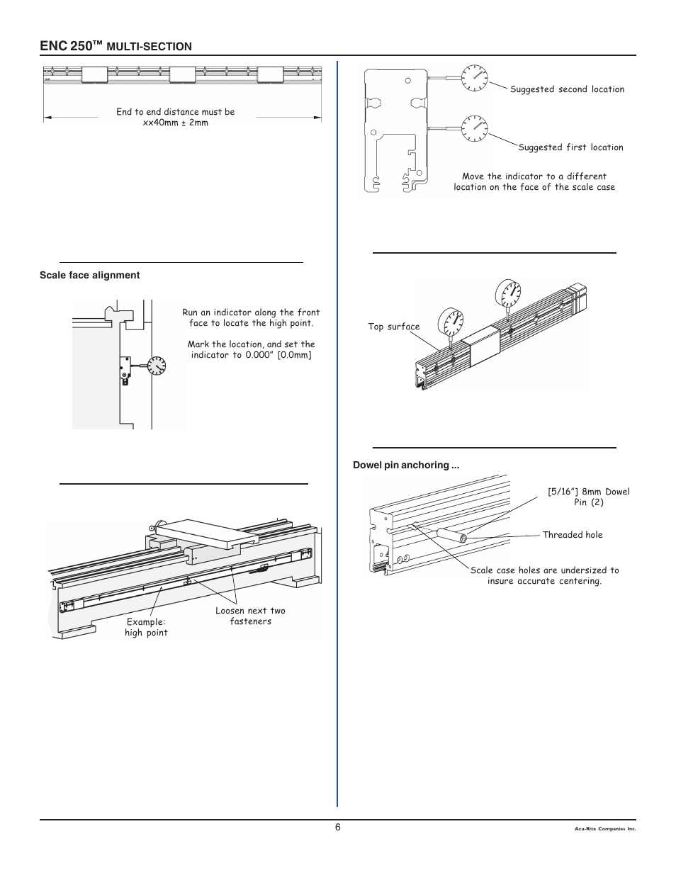 Enc 250 | ACU-RITE ENC 250MS User Manual | Page 7 / 13