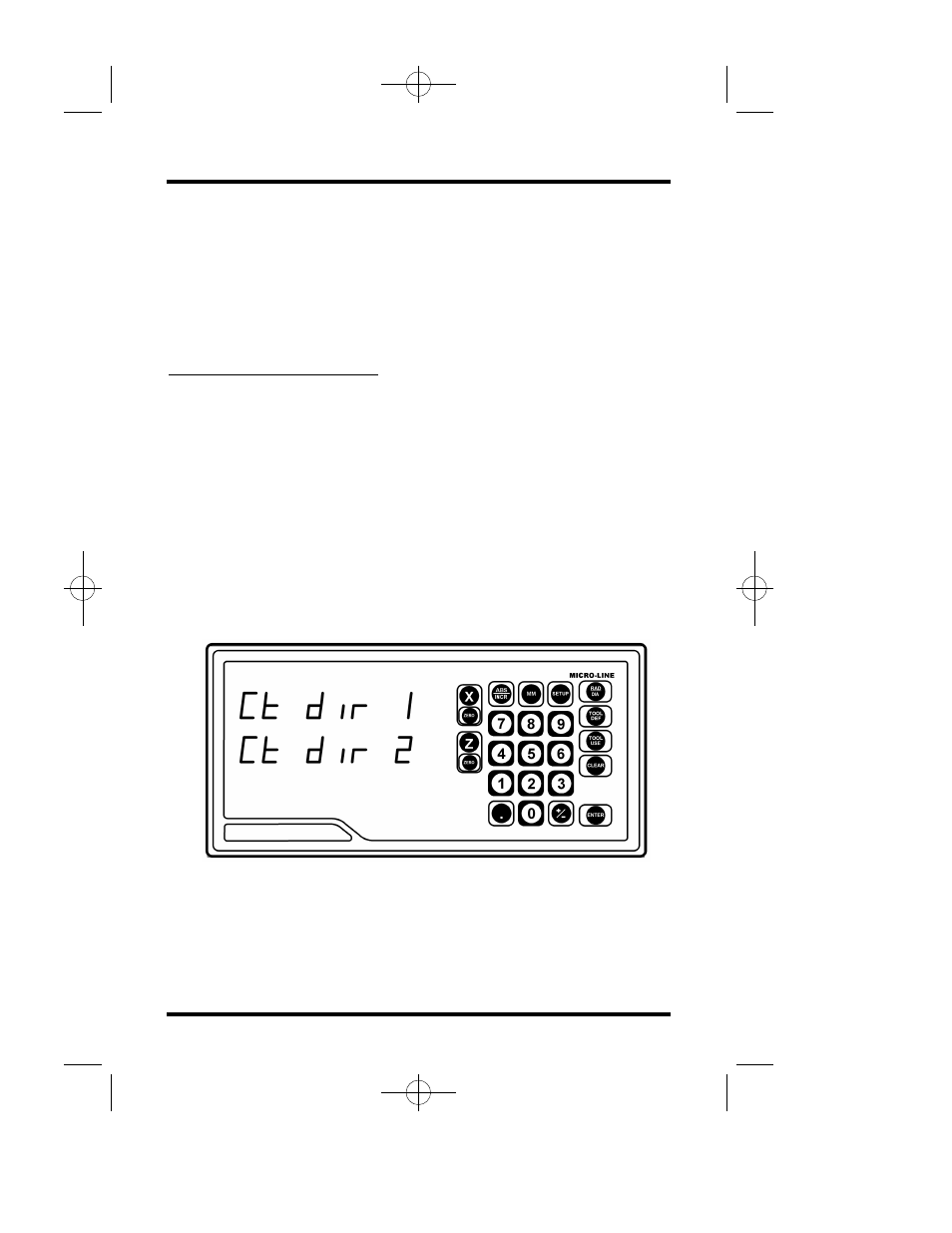 Setup, Count direction | ACU-RITE Micro-Line T User Manual | Page 12 / 46
