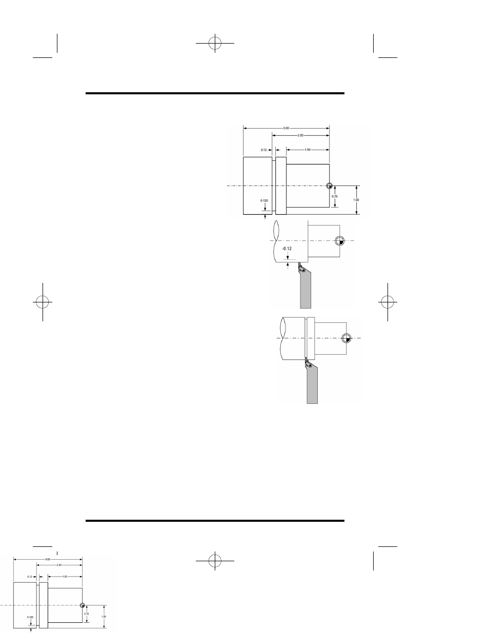 Operation example: incremental dimensions | ACU-RITE Micro-Line T User Manual | Page 20 / 46