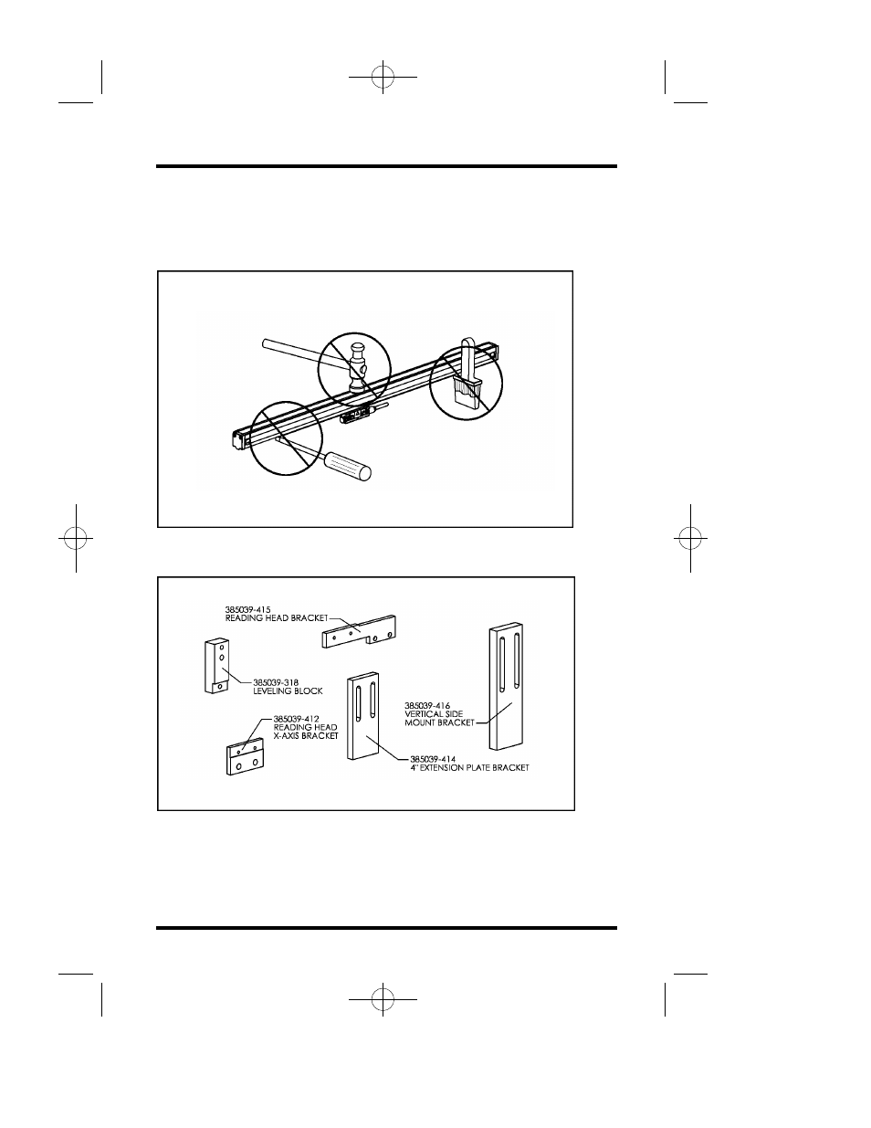 Reference, General installation instructions for the scale | ACU-RITE Micro-Line T User Manual | Page 36 / 46