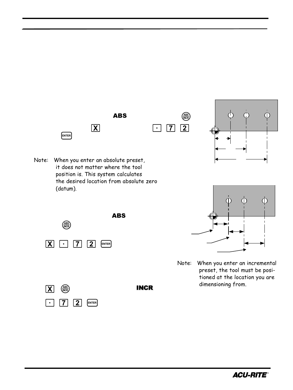 Readout operations | ACU-RITE DRO 200E User Manual | Page 13 / 41