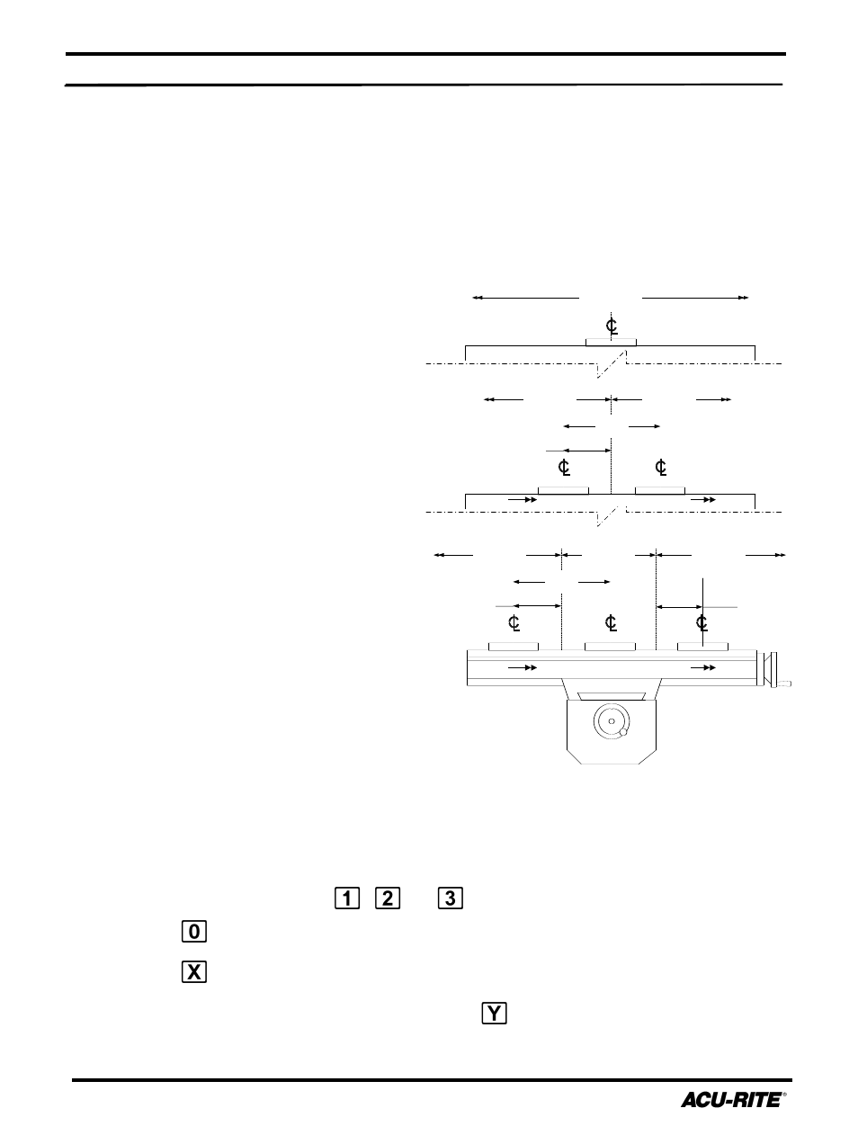 Setup, Linear error compensation, If no lec is indicated for this axis. • press | ACU-RITE DRO 200E User Manual | Page 23 / 41