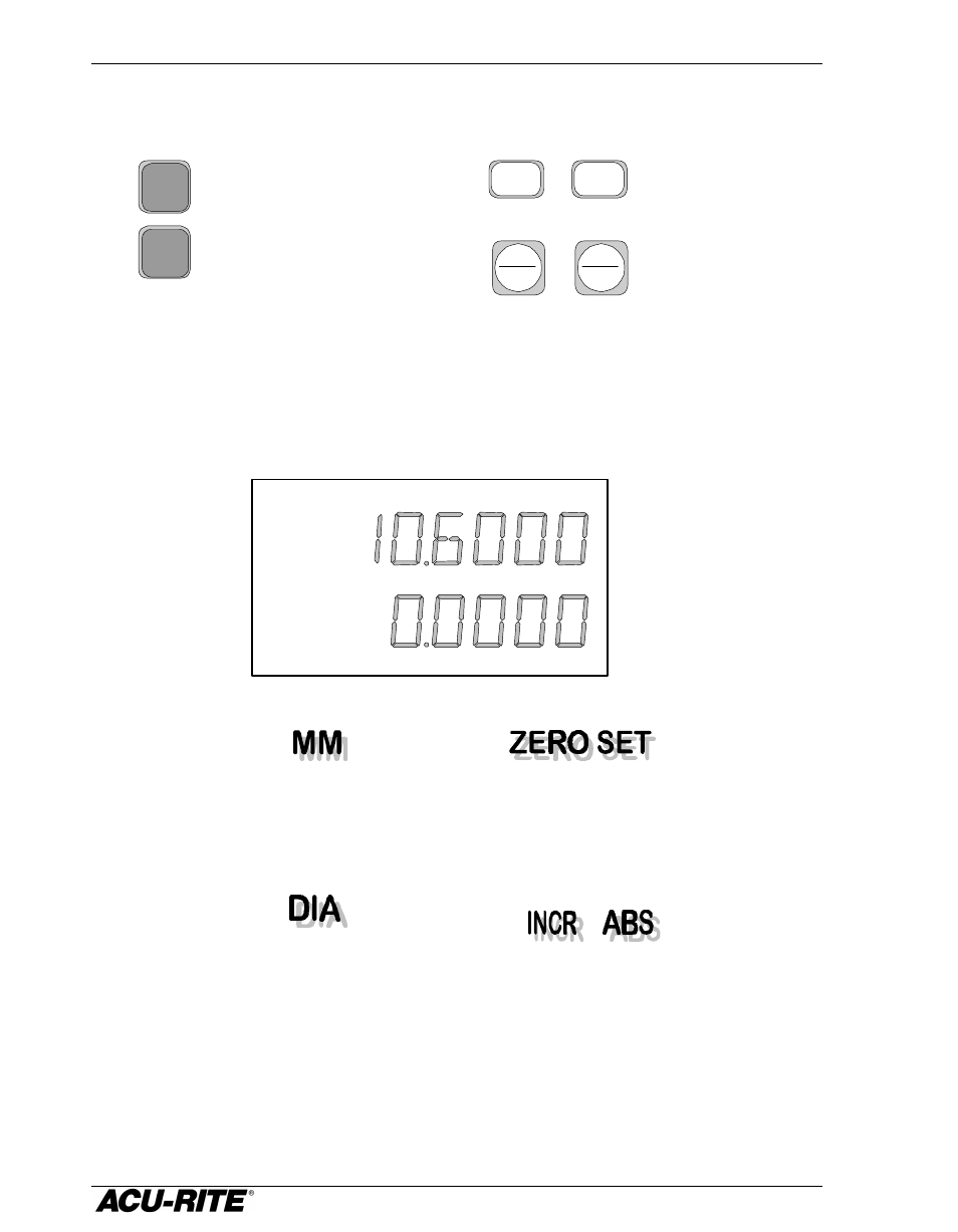 ACU-RITE DRO 100 User Manual | Page 7 / 24