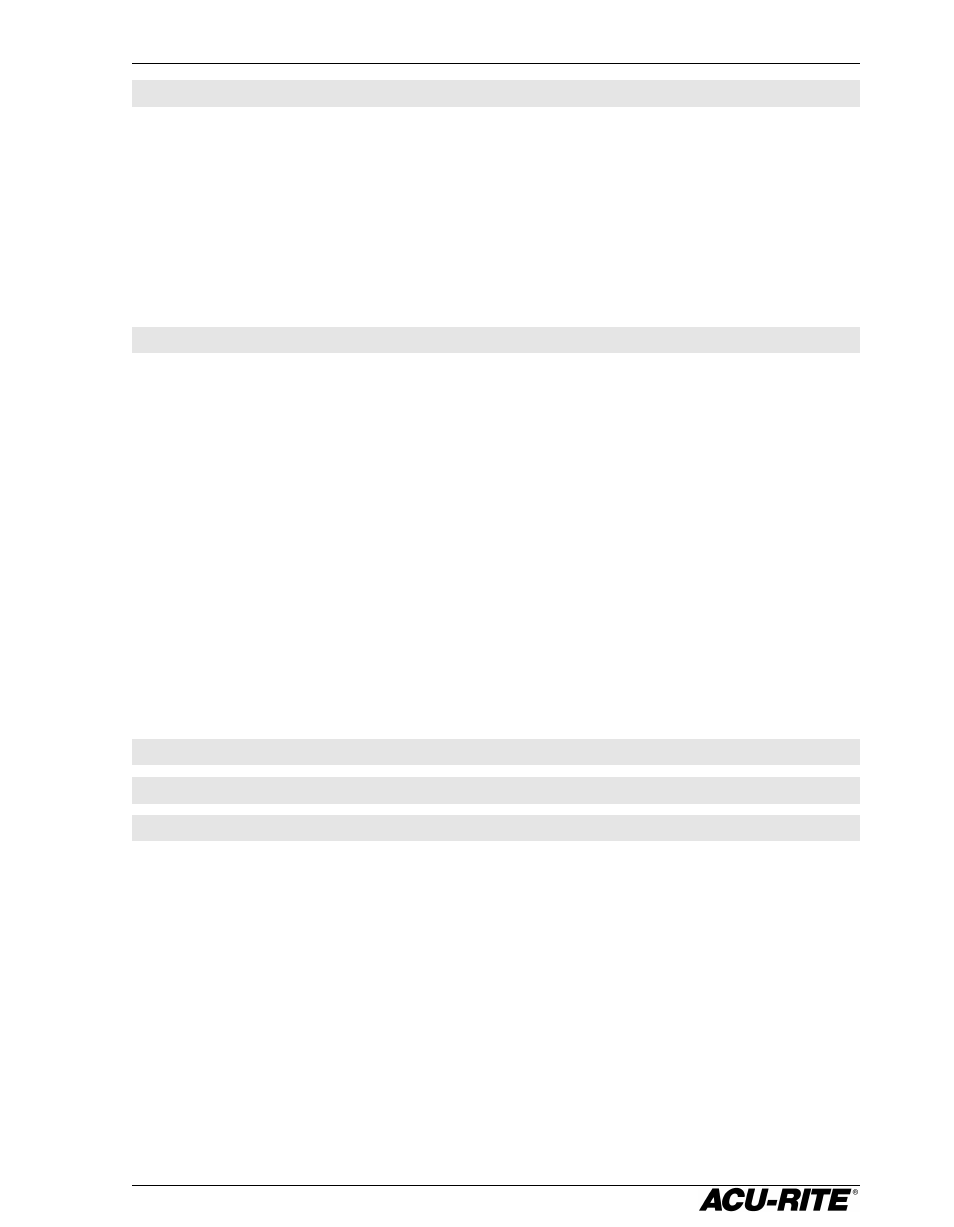 ACU-RITE VRO 300M User Manual | Page 6 / 71