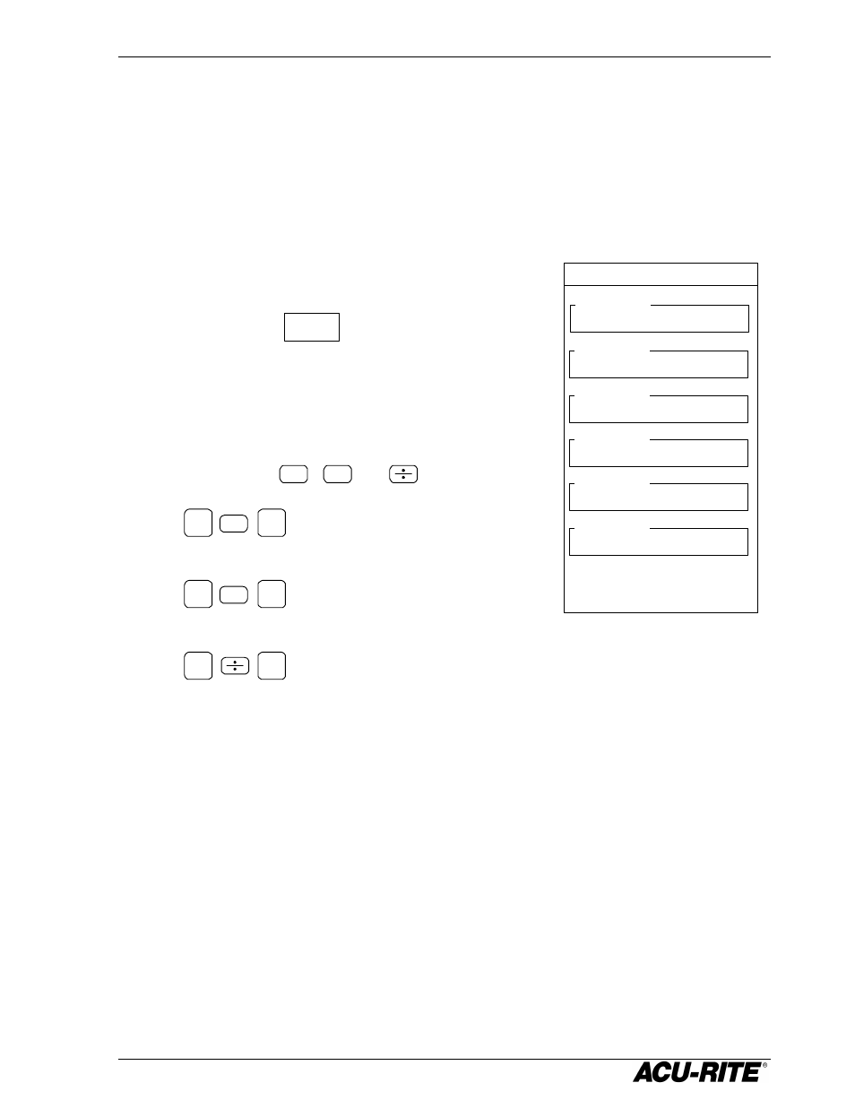 ACU-RITE VRO 300M User Manual | Page 60 / 71