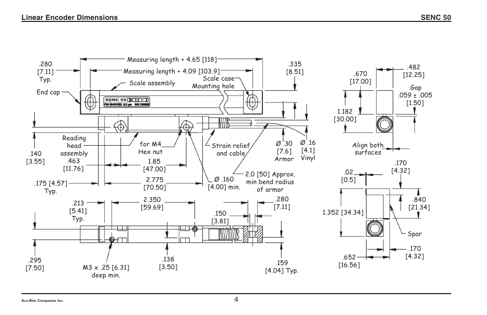 ACU-RITE SENC 50 User Manual | Page 6 / 20
