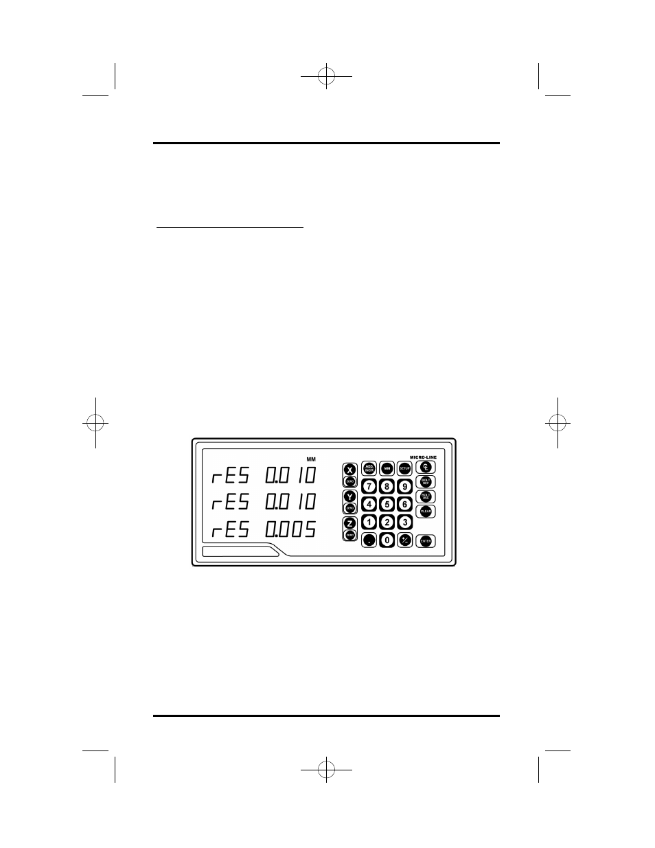 Scale resolution, Setup | ACU-RITE Micro-Line M User Manual | Page 12 / 53