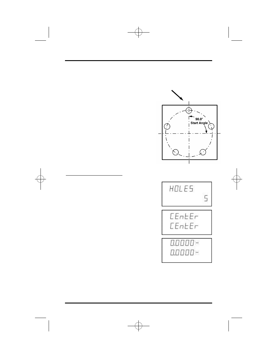 Operation, Bolthole patterns | ACU-RITE Micro-Line M User Manual | Page 25 / 53