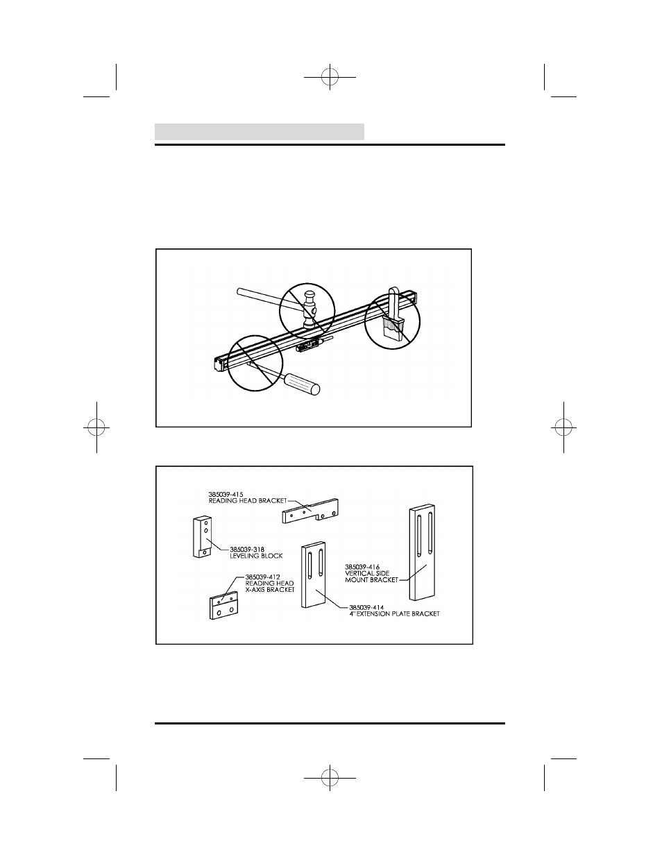 Scale installation | ACU-RITE Micro-Line M User Manual | Page 43 / 53