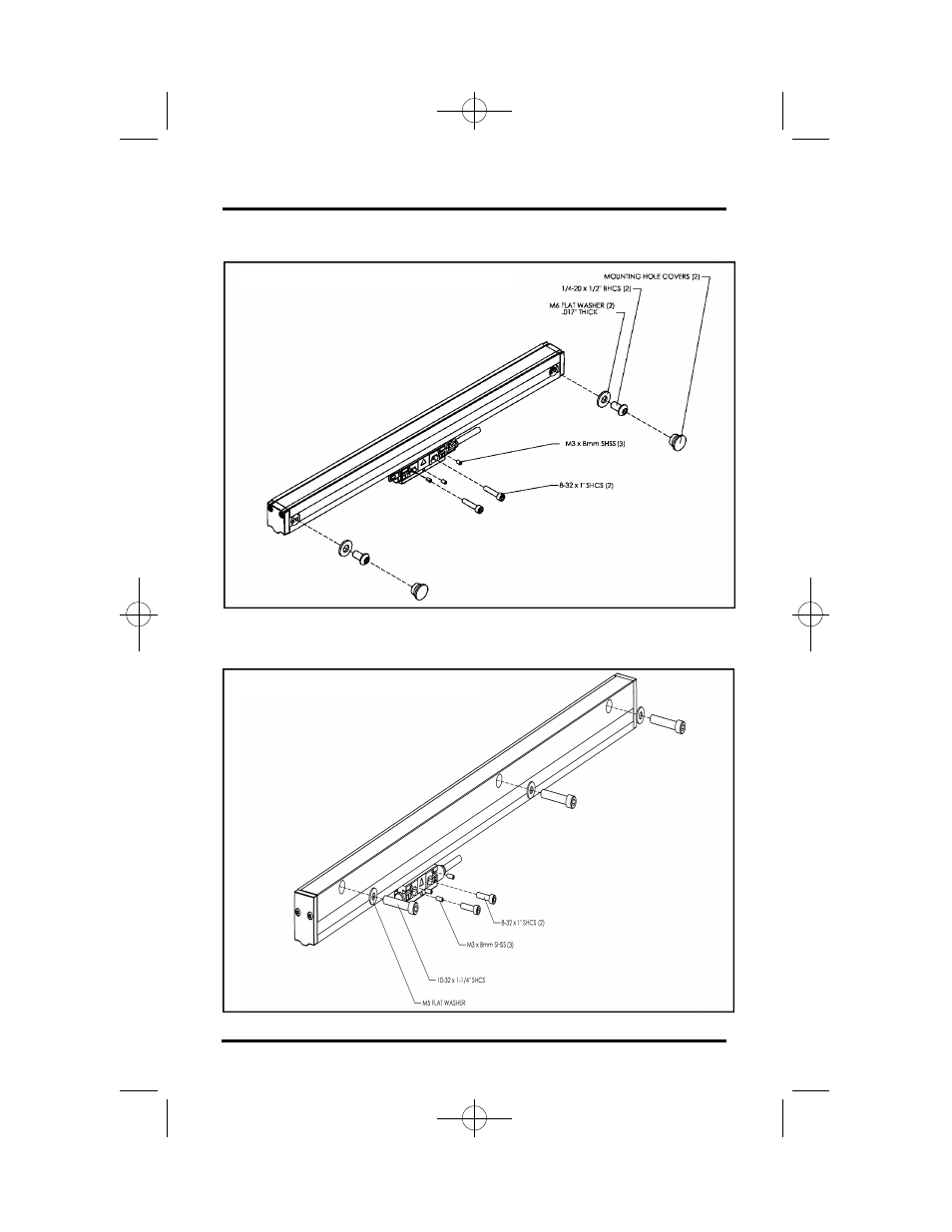 Scale installation, Mounting illustrations | ACU-RITE Micro-Line M User Manual | Page 48 / 53