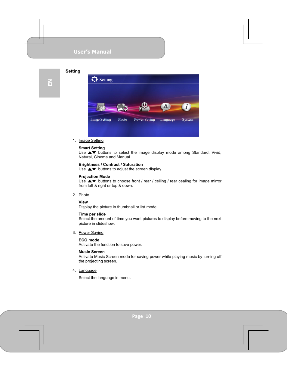 AIPTEK PocketCinema V100 User Manual | Page 10 / 116