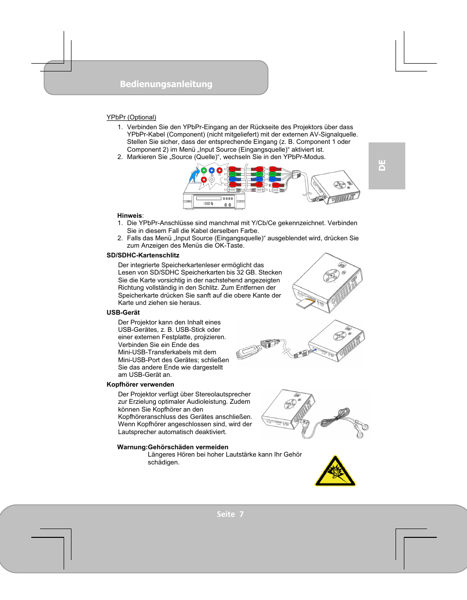 AIPTEK PocketCinema V100 User Manual | Page 19 / 116