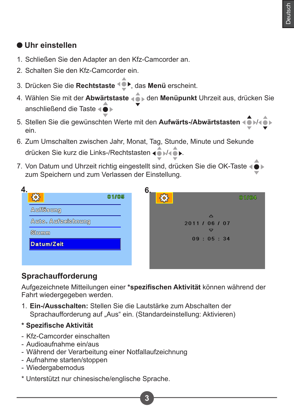 AIPTEK Car Camcorder X3 User Manual | Page 22 / 47