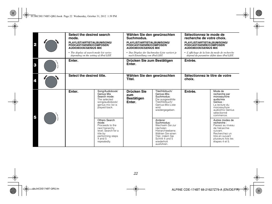 Alpine CDE-173BT User Manual | Page 24 / 96